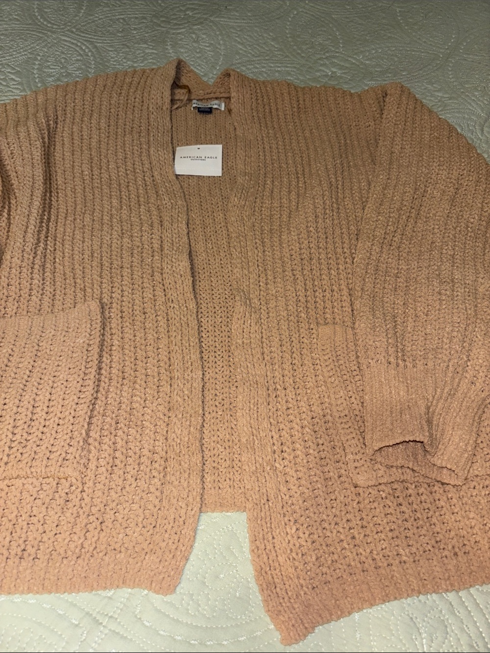 American Eagle OutfittersWomen’s Knit Cardigan Sweater - Tan